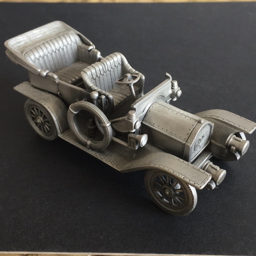 Pewter classic car